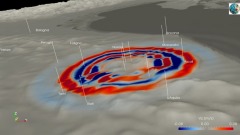 Animazione diffusa dall'Istituto Nazionale di Geofisica e Vulcanologia