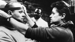 Jonathan Demme sul set de "Il silenzio degli innocenti"