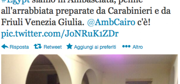 Twitter ambasciata egitto