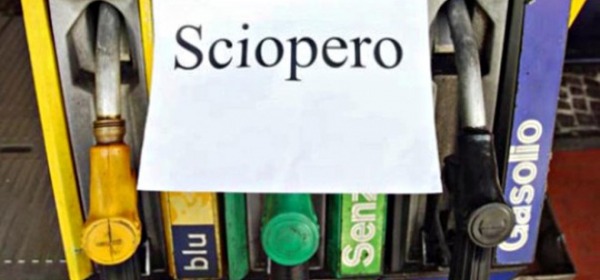 Sciopero benzinai