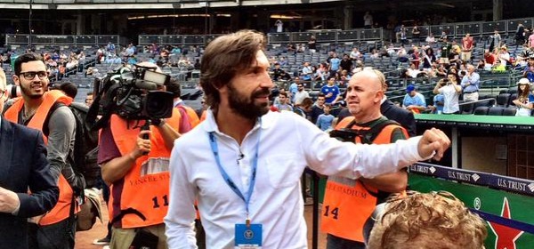 Pirlo Yankee Stadium NYC - foto da Twitter MLS