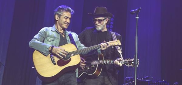 Ligabue e De Gregori, foto da twitter