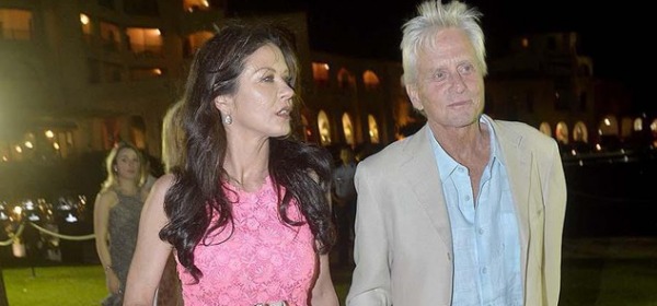 Caterine Zeta Jones e Michael Douglas in Sardegna