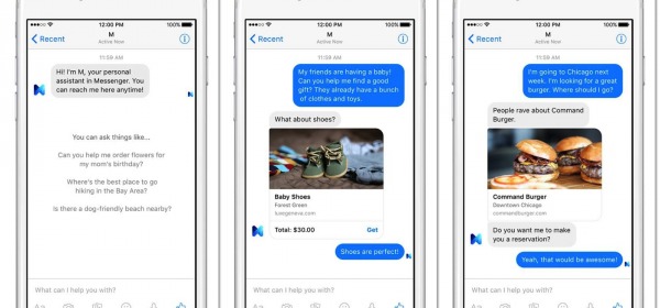 'M', il segretario personale nell'app Messenger