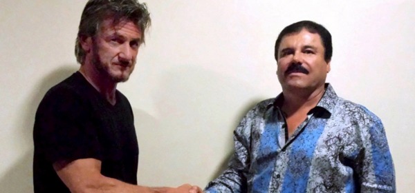 Stretta di mano tra Sean Penn e 'El Chapo'