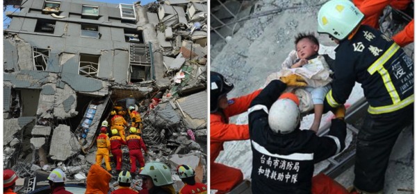 Taiwan 6.7 Terremoto 5-02-2016