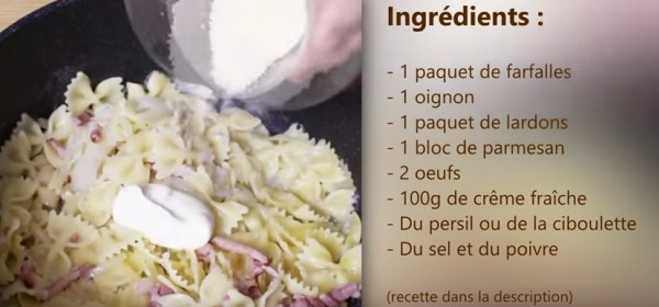 Le One Pasta à la Carbonara - Demotivateur Food Officiel