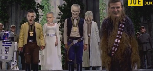 Parodia 'Leicester-Star Wars'