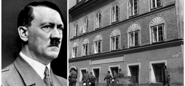 La casa natale di Hitler a Braunau am Inn, Austria