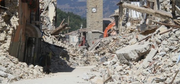 macerie - foto dei vigili del fuoco