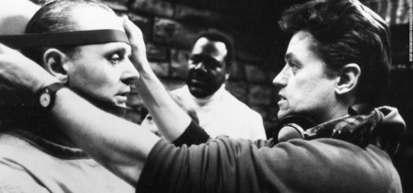 Jonathan Demme sul set de "Il silenzio degli innocenti"