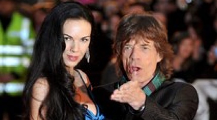 Wren Scott - Mick Jagger - foto ansa