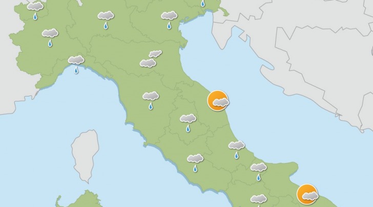 ilmeteo24ore.it pioggia sulla penisola