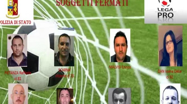 Calcioscommesse-foto polizia di Stato