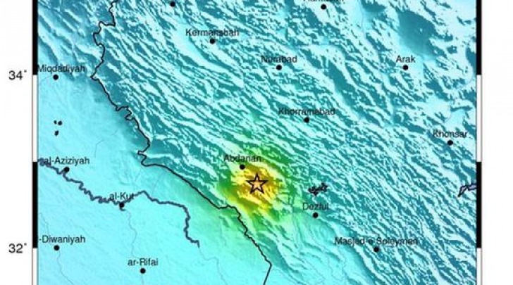 sisma di magnitudo 4.4 in Iran